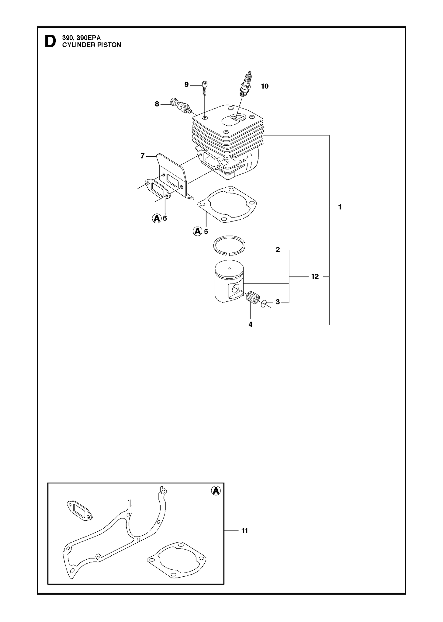 Husqvarna 503289053 onderdelentekening - positie 2