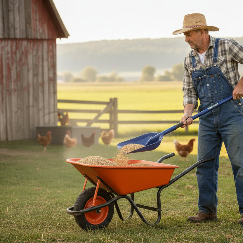 Atlas Graanschop Kunststof D-Steel - 133 cm-keizers.nu