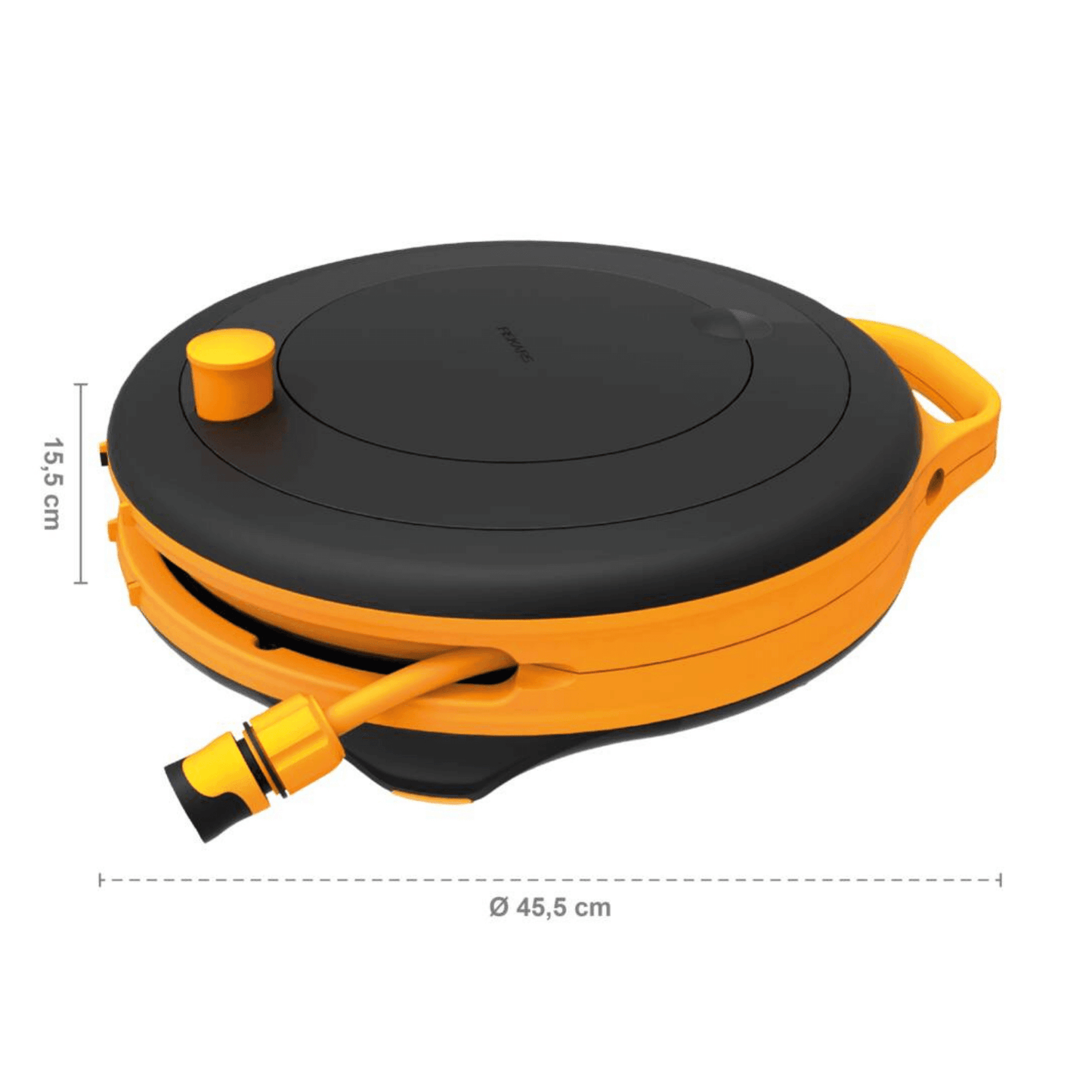 Fiskars Slanghaspel S, incl. 13,5m tuinslang - keizers.nu
