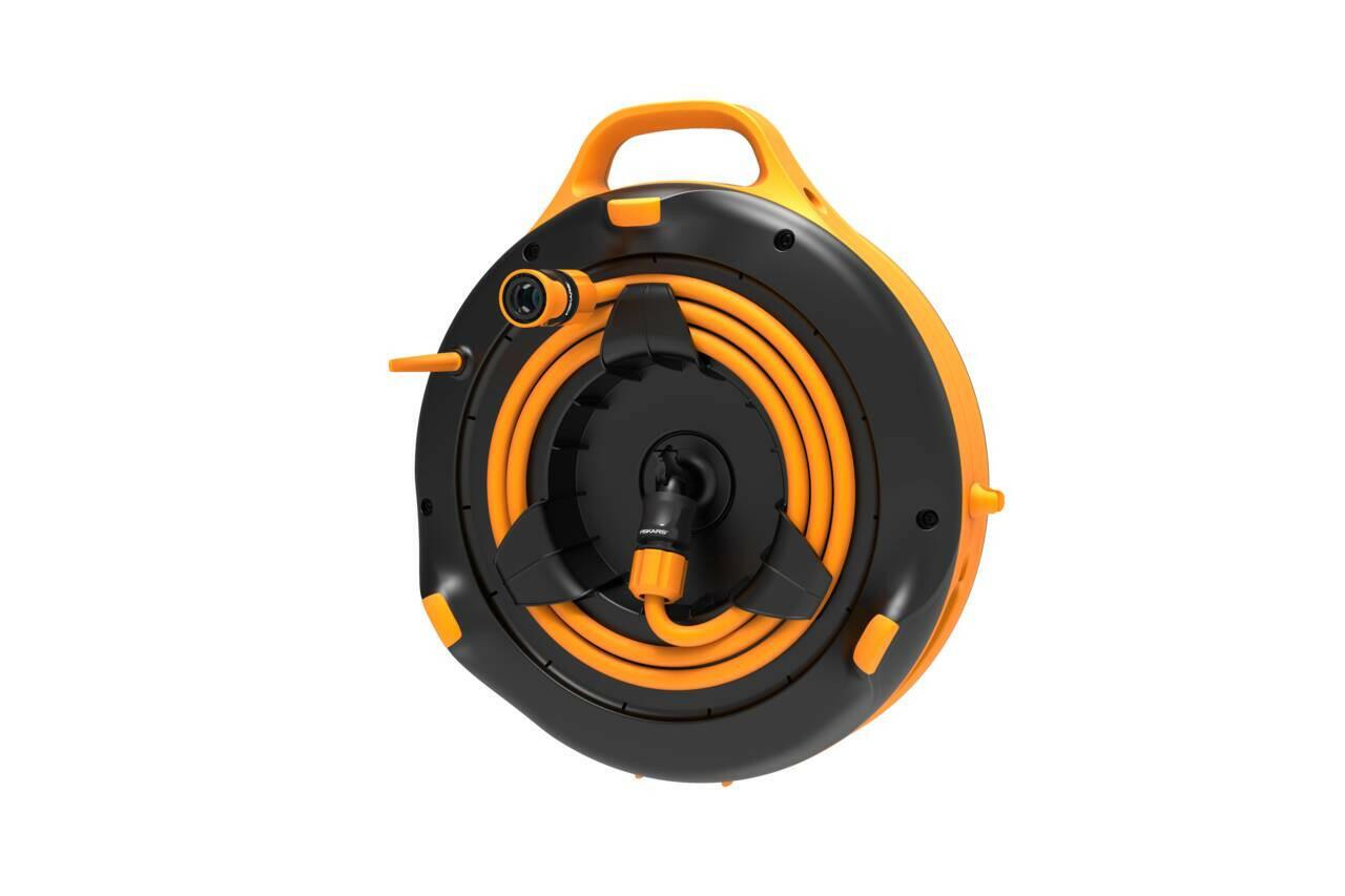Fiskars Slanghaspel S, incl. 13,5m tuinslang - keizers.nu