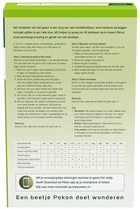 Pokon Gazon Renovatiepakket 3-in-1 - keizers.nu
