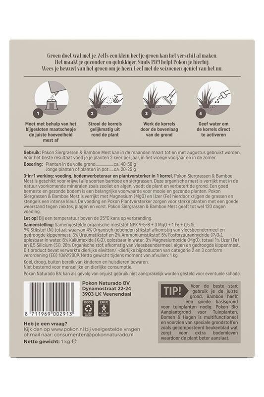 Pokon Siergrassen & Bamboe Mest - keizers.nu