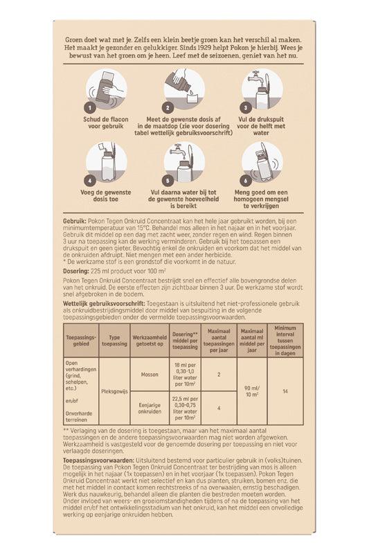 Pokon Tegen Onkruid Concentraat - keizers.nu