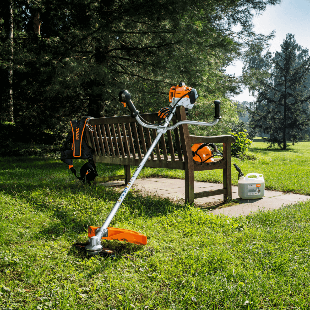 Stihl FS 94 C-E Benzine Bosmaaier met Mes - keizers.nu
