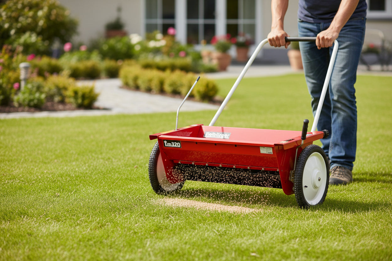 Tielbürger TM 320 Strooier - met Duwboom
