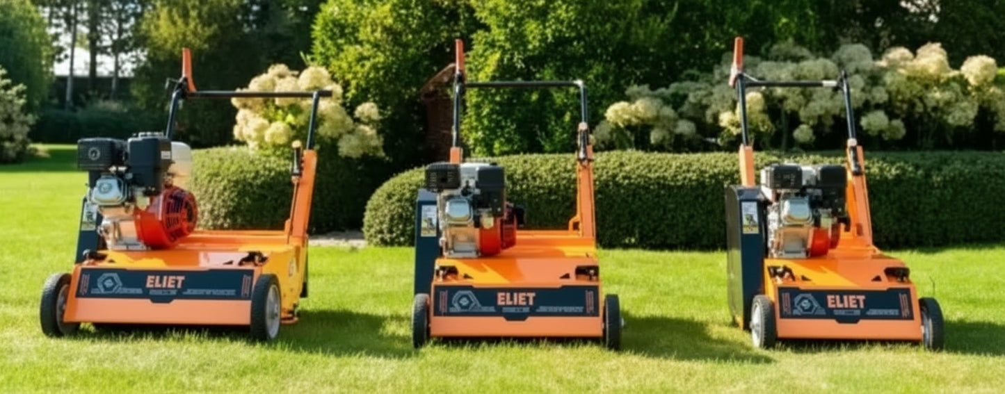 Eliet E650ZR zelfrijdende verticuteermachine