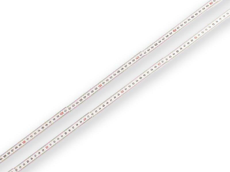 Hultafors Duimstok 2 meter glasfiber wit - keizers.nu