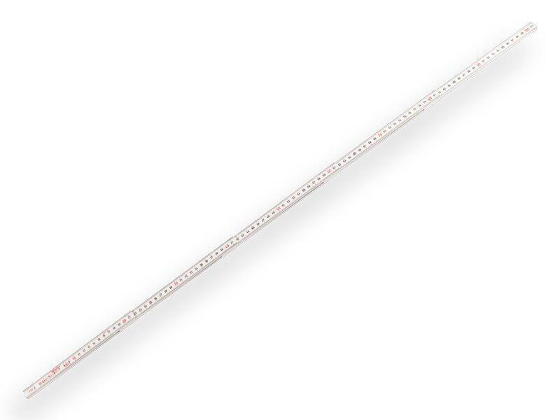 Hultafors Duimstok 2 meter glasfiber wit - keizers.nu