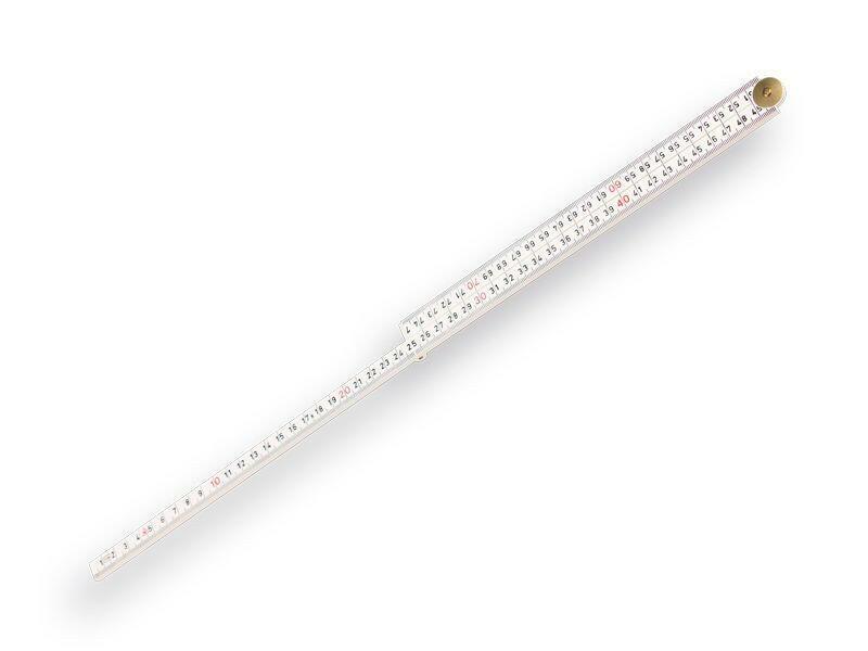 Hultafors Duimstok glasfiber wit - 1 meter - keizers.nu