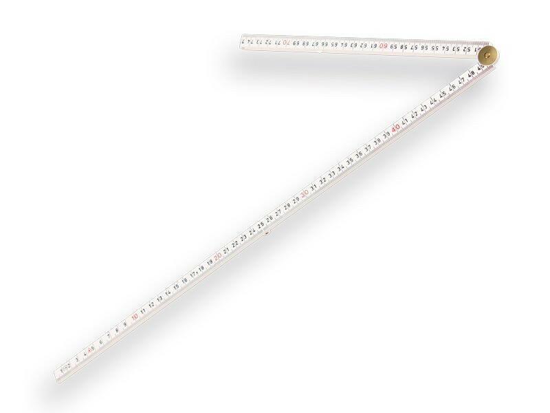 Hultafors Duimstok glasfiber wit - 1 meter - keizers.nu