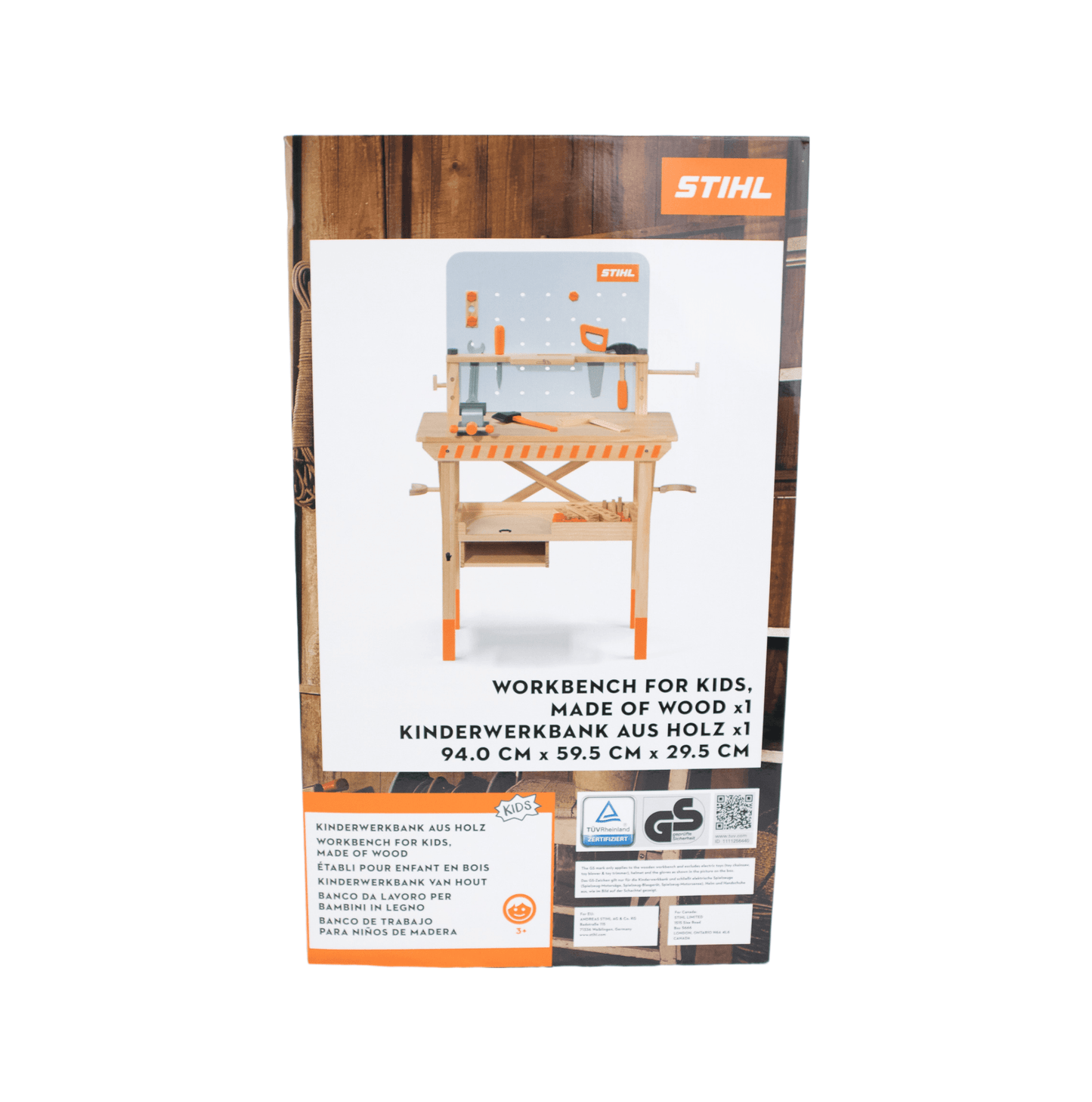 Stihl Houten Werkbank voor Kinderen - keizers.nu