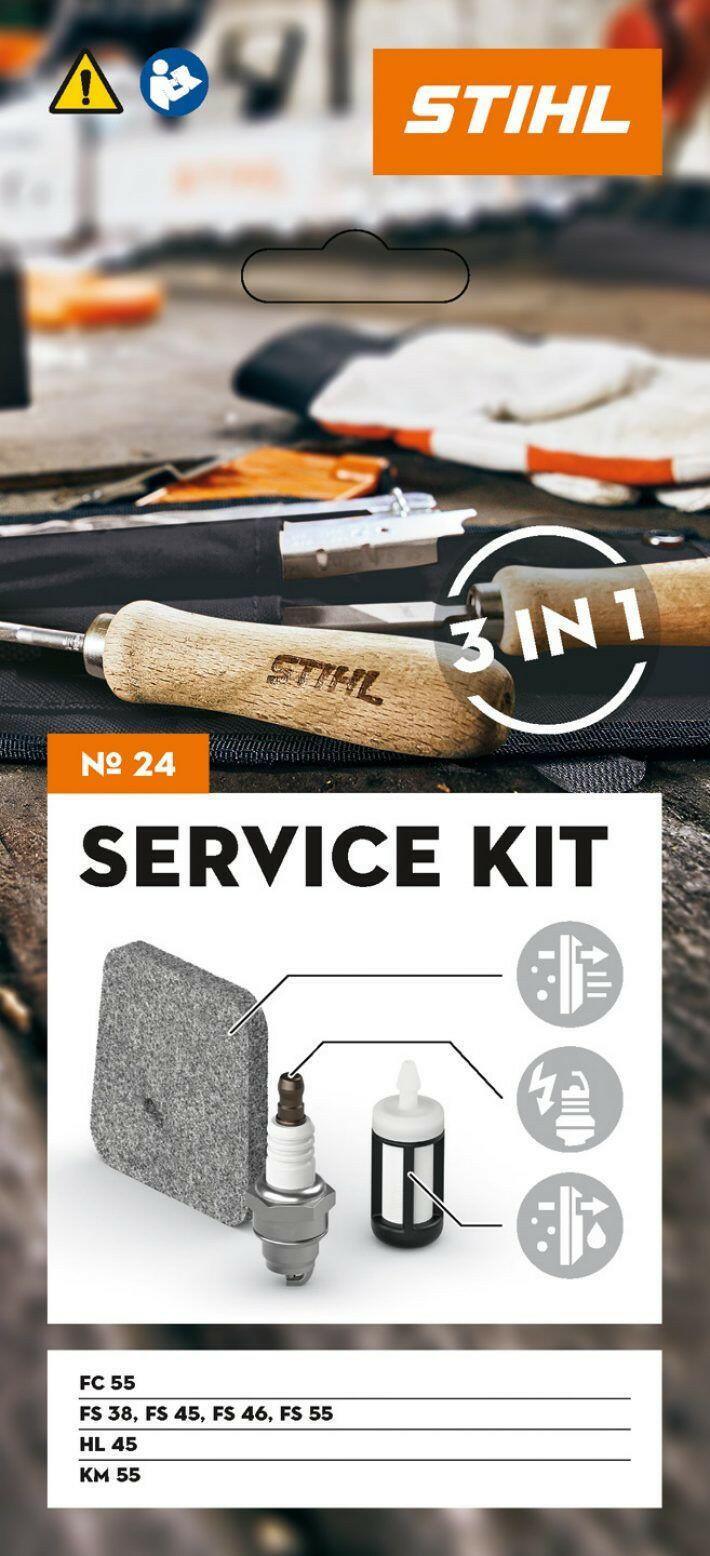 Stihl Service Kit 24 voor FS 55, FS 38 (niet 2-mix), FS 45, FS 46, FS 55, HL 45 & KM 55 - keizers.nu