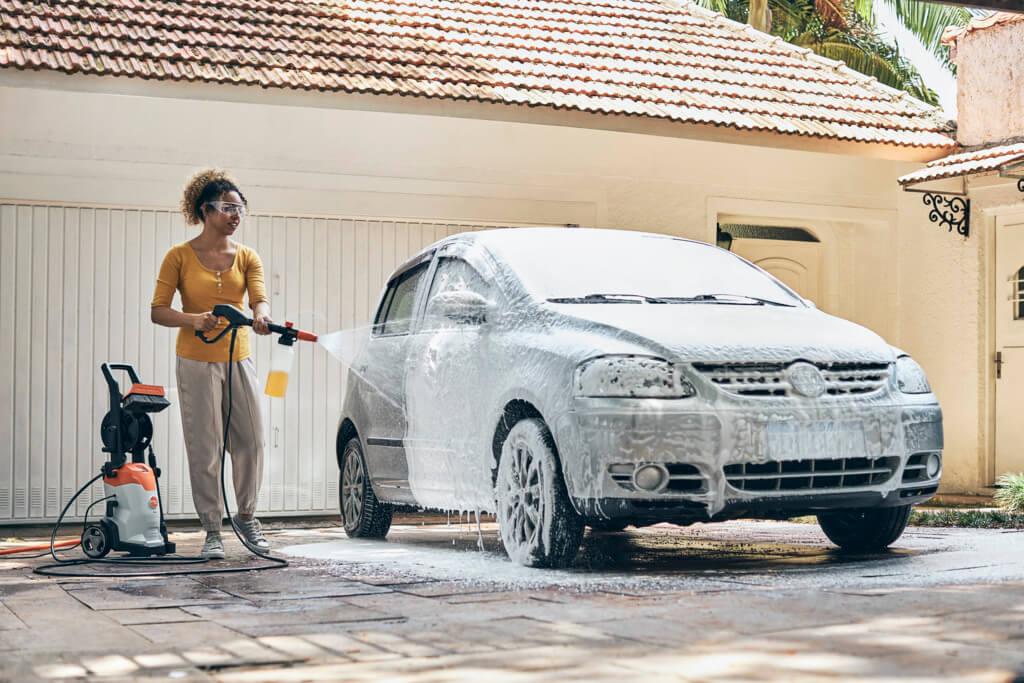 Schoonmaken met een Stihl hogedrukreiniger - Auto, motor & fiets - keizers.nu