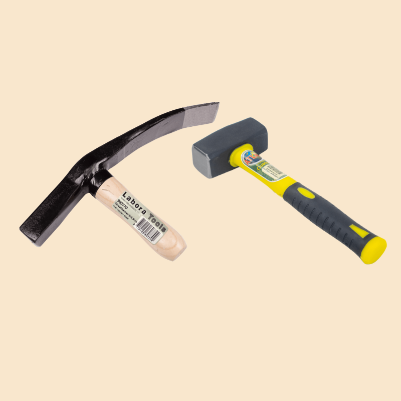 Hamers, koevoeten en beitels