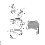 STIHL 0000-884-9712 Binnenuitvoering positie 3 technische tekening