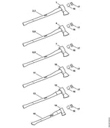 STIHL 0000-881-2146 Steel Hickory, 80 cm positie 9 technische tekening