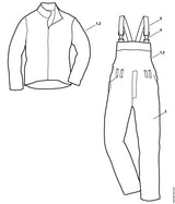 STIHL 0000-884-1585 Bretelgesp 50 mm positie 4 technische tekening
