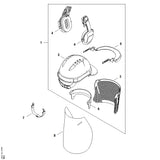 STIHL 0000-889-9044 Schweißband FUNCTION Basic positie 6 technische tekening