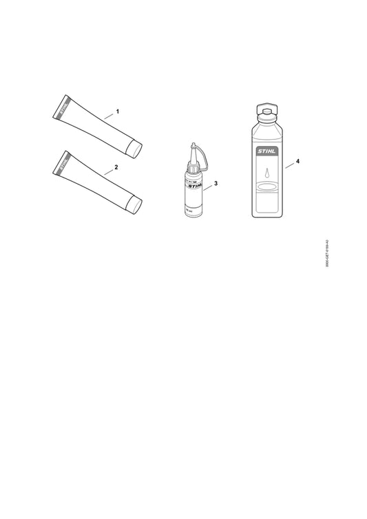 STIHL 0781-957-9000 Pressfluid OH 723 positie 3 technische tekening