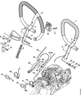 STIHL 0000-937-4047 Slang 210 mm positie 2 technische tekening