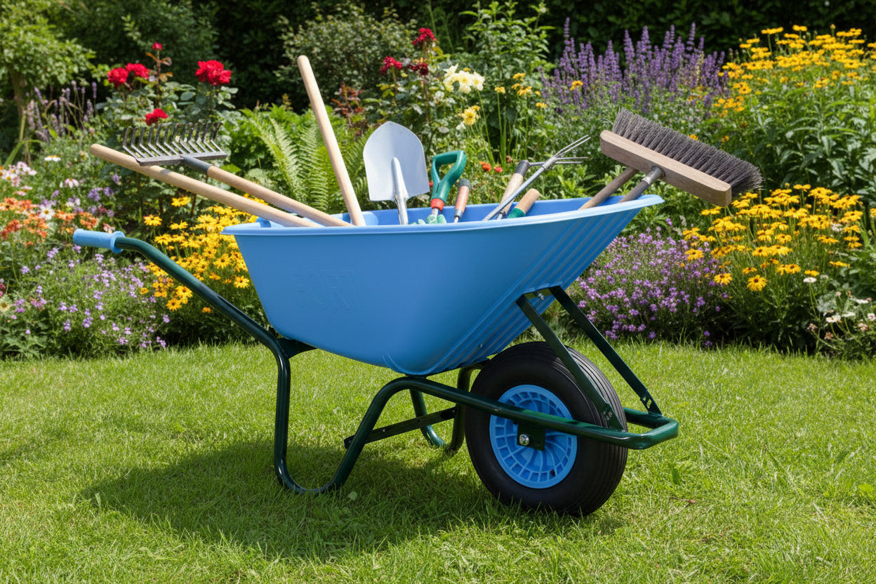 Altrad Fort Kruiwagen TK-100 Blauw-keizers.nu