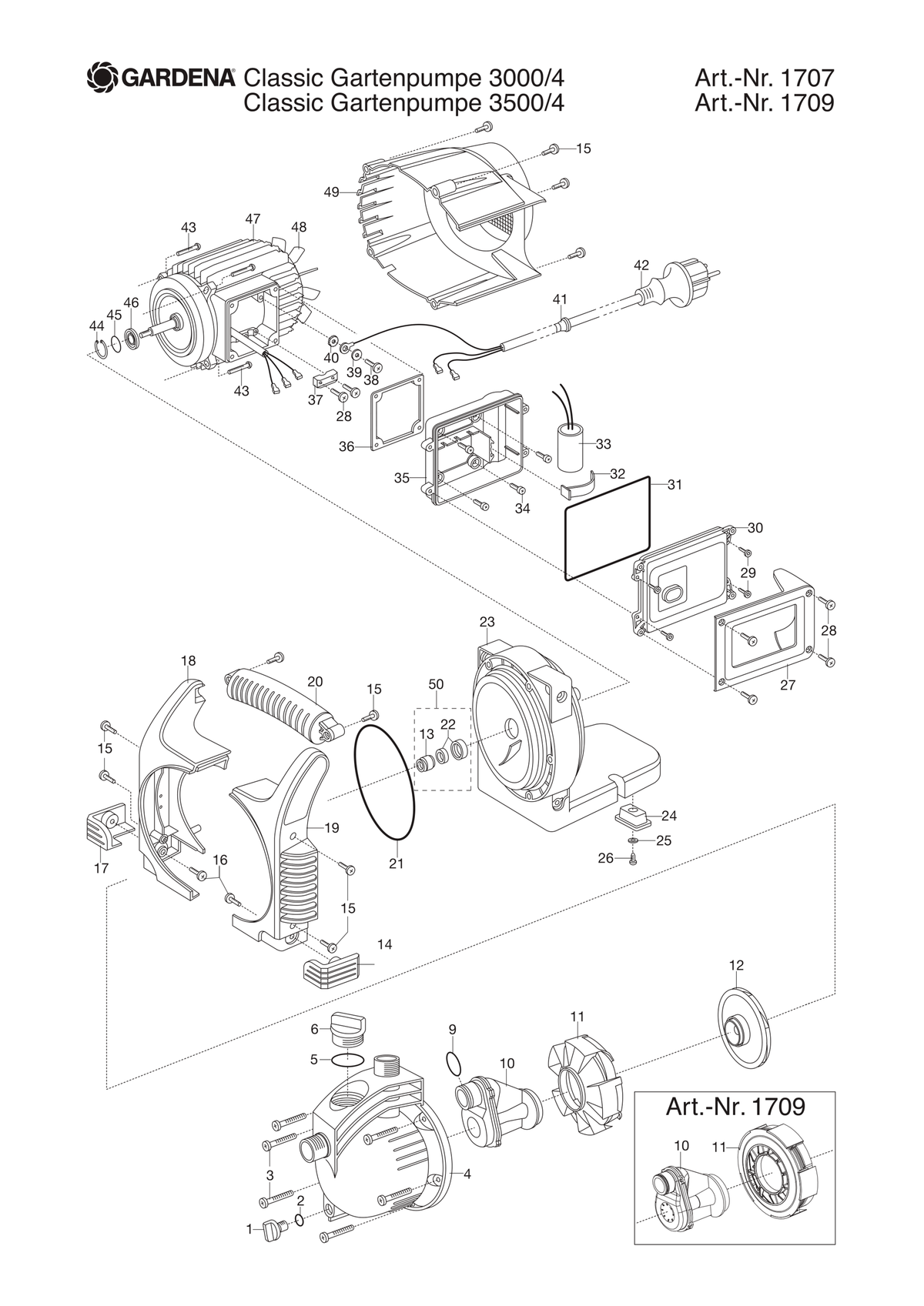 Husqvarna 588506201 onderdelentekening - positie 10