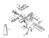STIHL 4182-641-0300 Aandrijfhuis positie 1 technische tekening