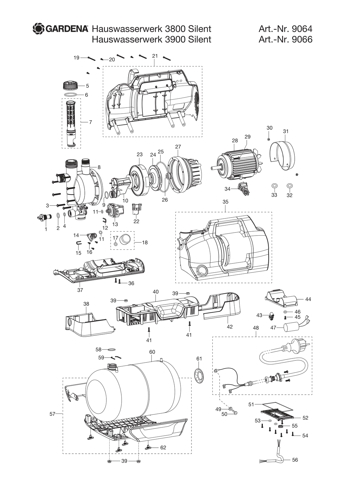 Husqvarna 598964301 onderdelentekening - positie 46