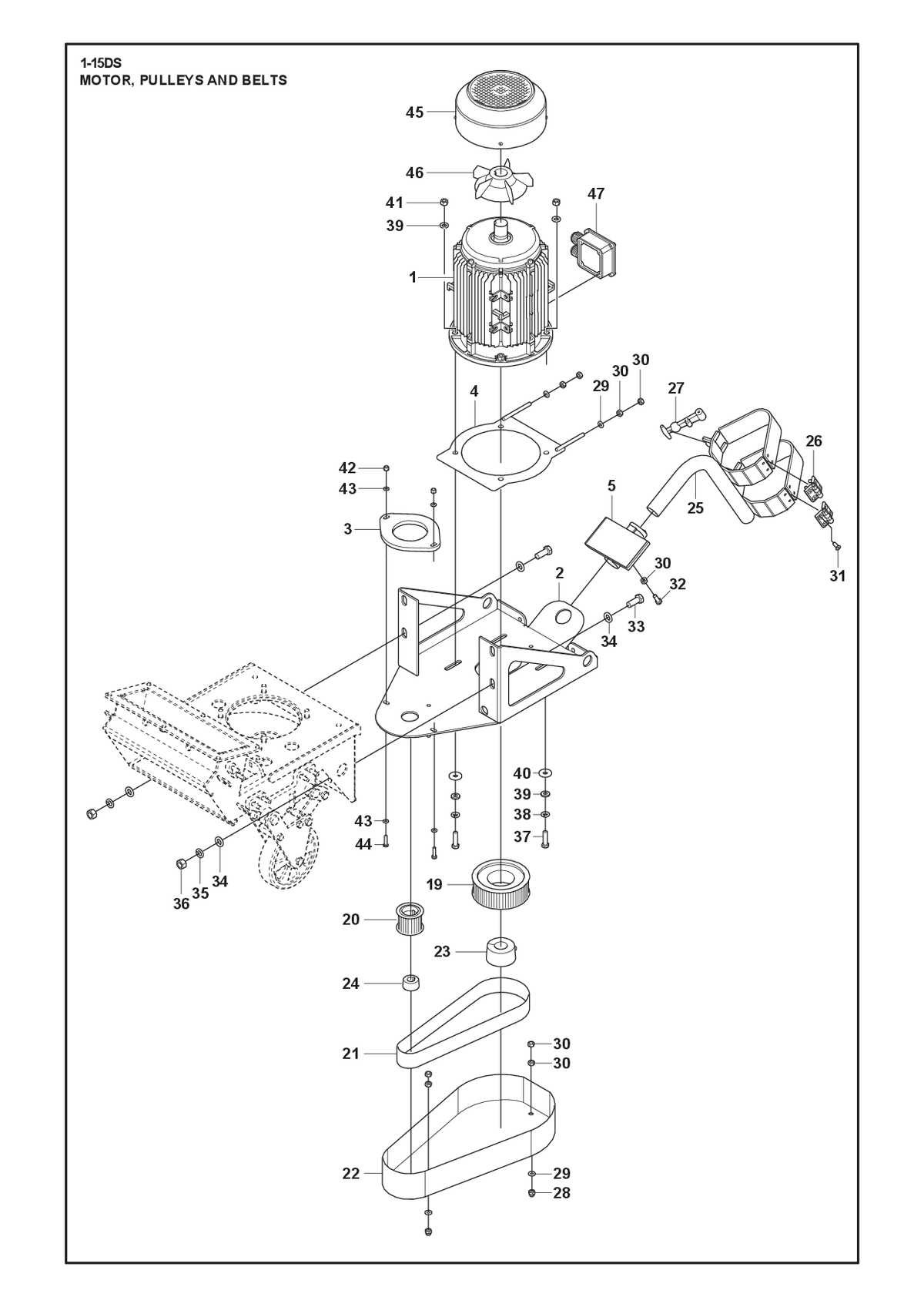 Husqvarna 533378101 onderdelentekening - positie 23