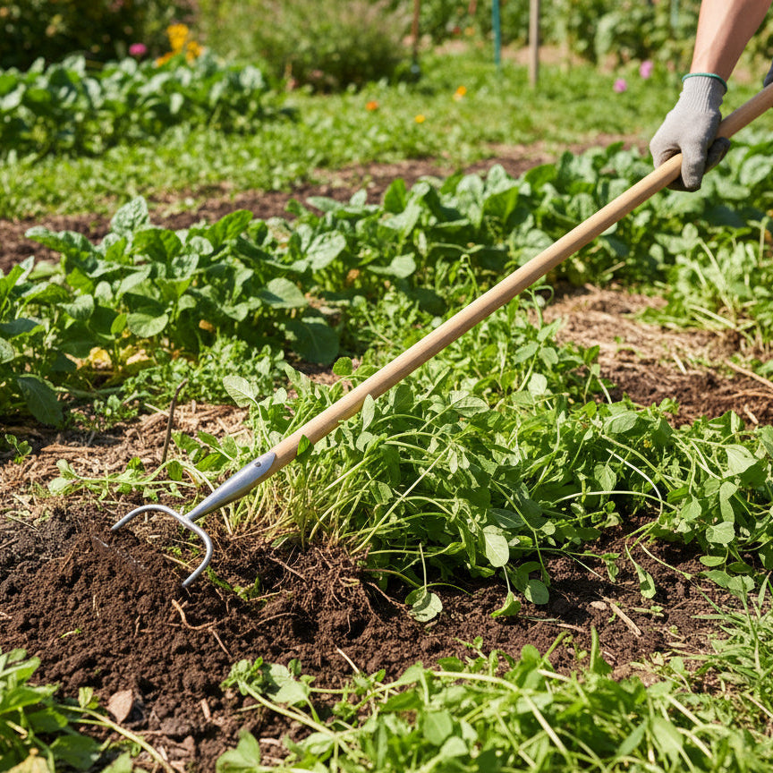 Atlas Beugelschoffel Gesmeed 15 cm - met 170 cm Steel