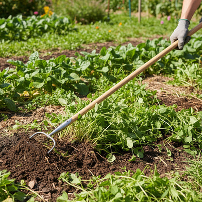 Atlas Beugelschoffel Gesmeed 15 cm - met 170 cm Steel