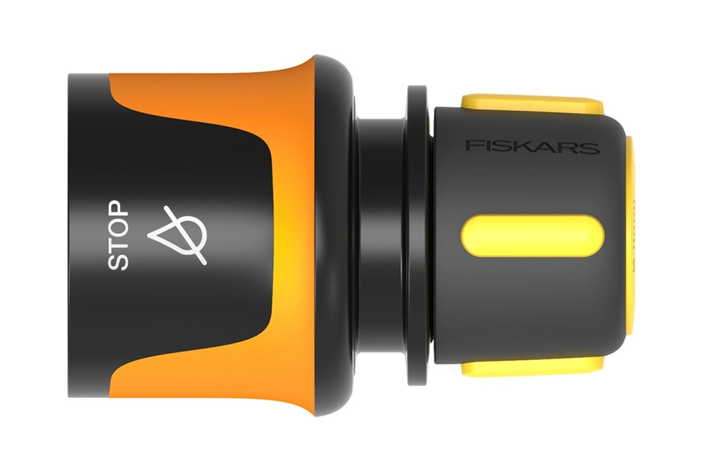 Fiskars Slangkoppeling met Stop 9mm (3/8'')-keizers.nu