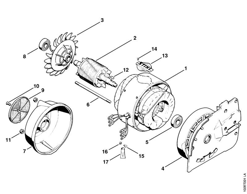 STIHL 9503-003-6560 Groefkogellager 6202-2Z positie 8 technische tekening