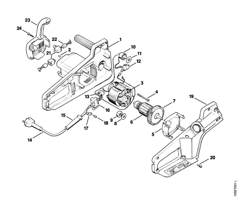 STIHL 1206-086-0502 Ventilator positie 7 technische tekening