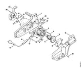 STIHL 1206-007-1001 Koolborstelset 120 V positie 22 technische tekening