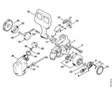 STIHL 0000-958-0504 Ring positie 11 technische tekening