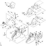 STIHL 9041-216-1280 Cilinderkopbout M6x16 positie 36 technische tekening