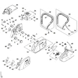 STIHL 1118-790-1701 Handgreep positie 26 technische tekening
