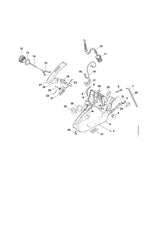 STIHL 0000-989-0808 Doorvoerrubber tegen regen positie 28 technische tekening