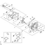 STIHL 9640-003-1880 Keerring 17x39,9x5 positie 12 technische tekening