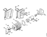 STIHL 9636-003-0420 Pakkingring 6,5x9,5 positie 9 technische tekening