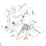 STIHL 1121-123-7504 Doorvoerrubber positie 8 technische tekening