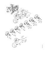 STIHL 0000-642-1216 Ringkettingtandwiel 3/8" 8t positie 12 technische tekening