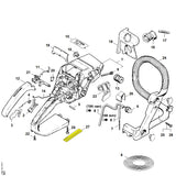 STIHL 0000-997-0229 Drukveer positie 7 technische tekening