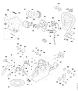 STIHL 1144-141-4000 Schuif positie 62 technische tekening