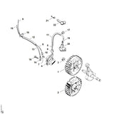 STIHL 1125-123-7500 Doorvoerrubber positie 16 technische tekening
