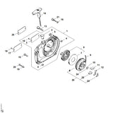 STIHL 0000-790-6100 Combibout positie 21 technische tekening
