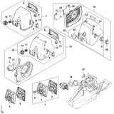 STIHL 0000-997-1335 Drukveer positie 11 technische tekening