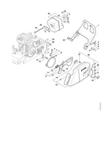 STIHL 0000-660-0850 Velkam positie 26 technische tekening
