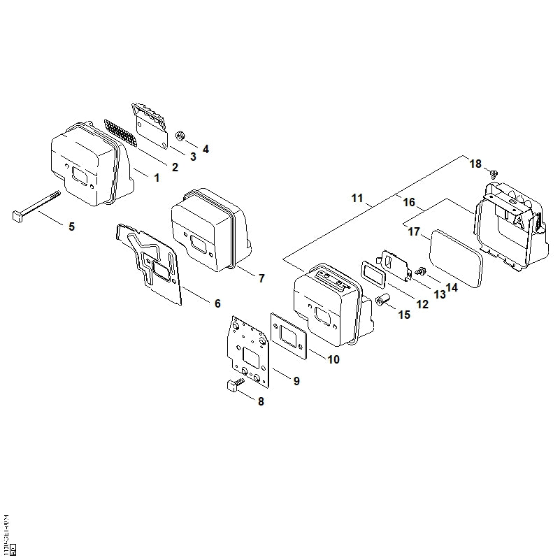 STIHL 9099-021-0805 Bout 4,2x6,5 positie 14 technische tekening
